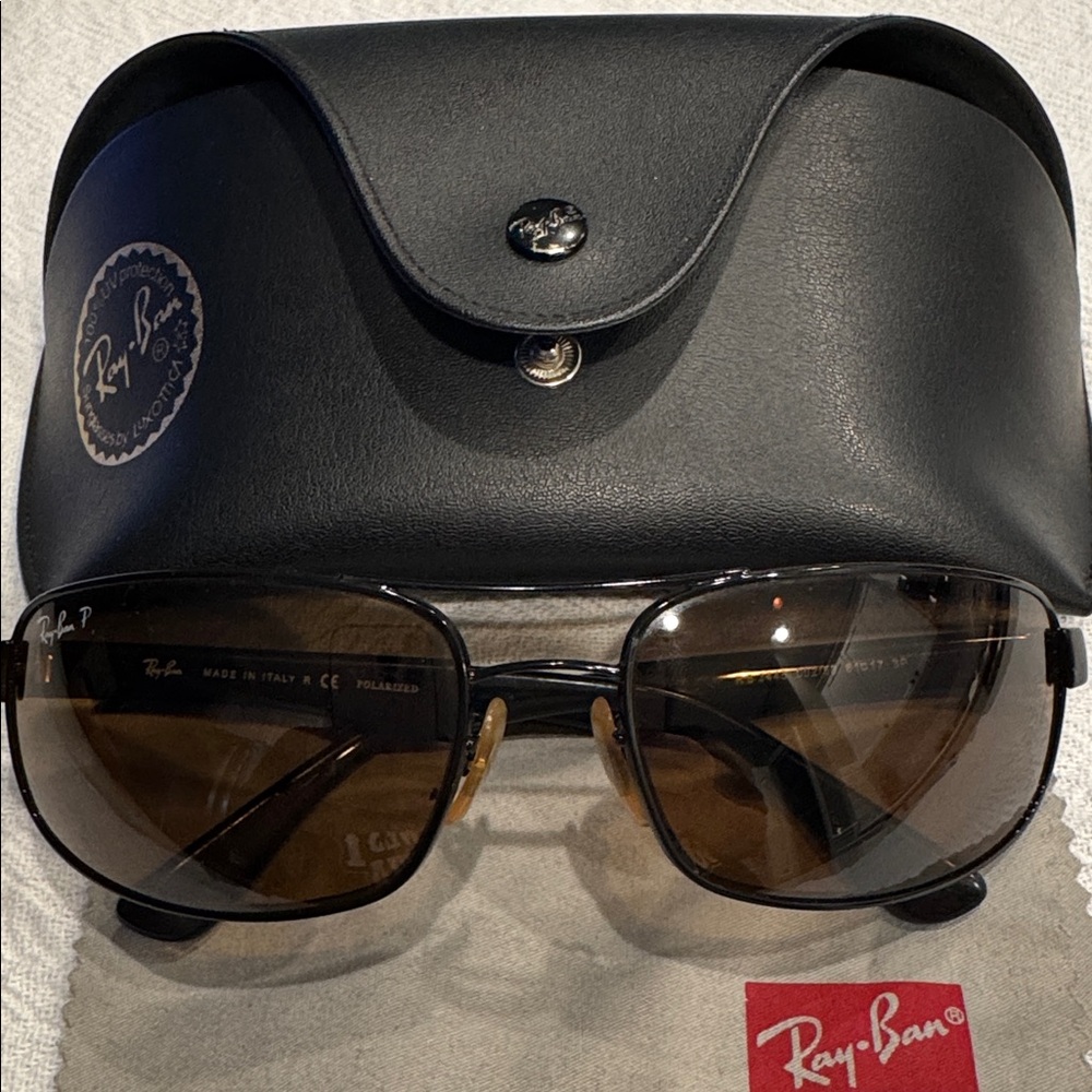 Ray-Ban Ray-Ban RB3445 Brown Lenses Sunglasses  Mens